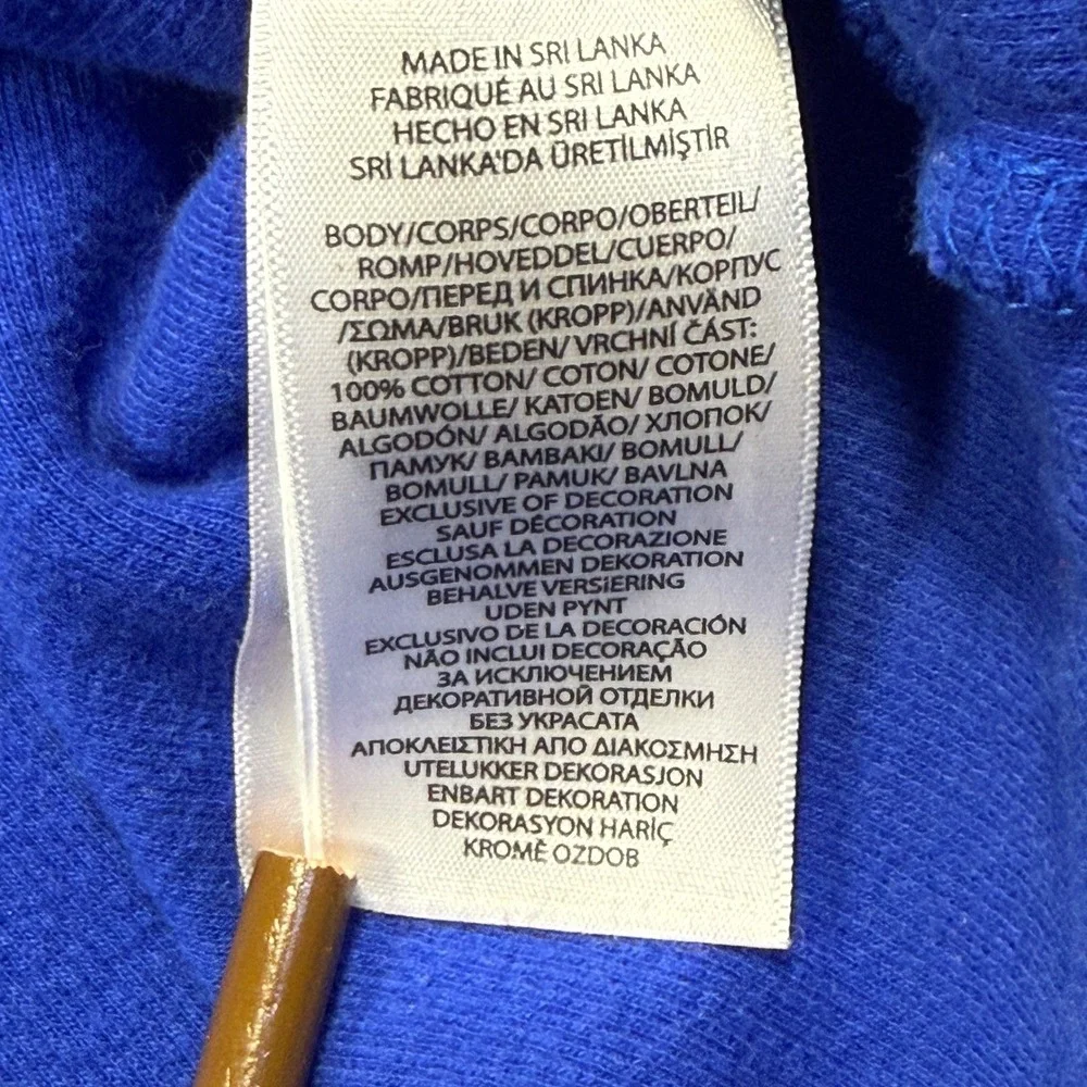 Polo Ralph Lauren Royal Blue Black Pony Quarter‎ Zip Pullover Long Sleeve XL